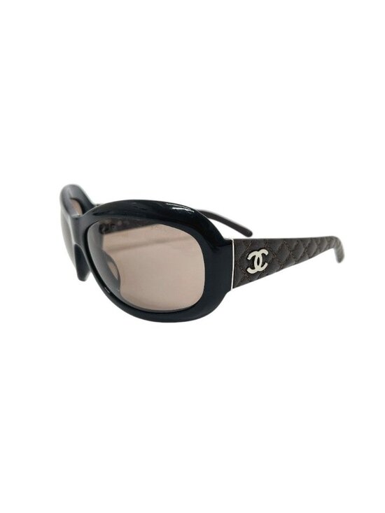 Chanel Sunglasses CC Logo Quilted Acetate Brown Eyewear main image 4